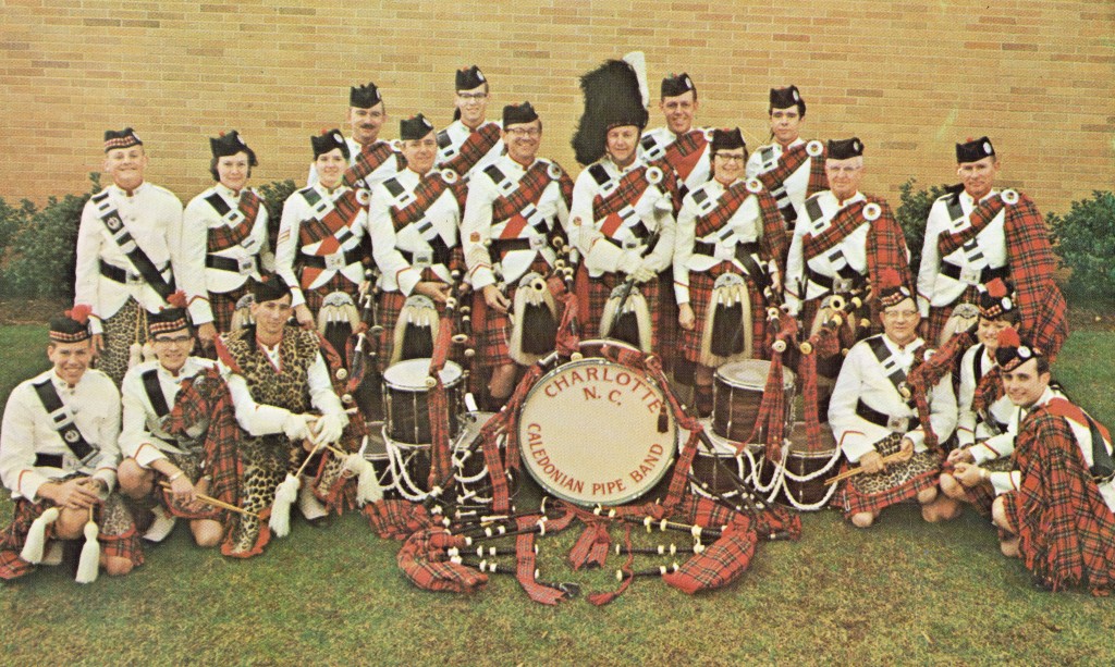 Charlotte Caledonian Pipe Band - 1969